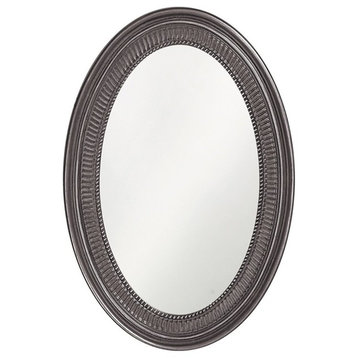Howard Elliott Ethan Glossy Charcoal Gray Mirror