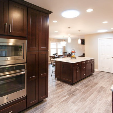 Irish Influenced Transitional Kitchen