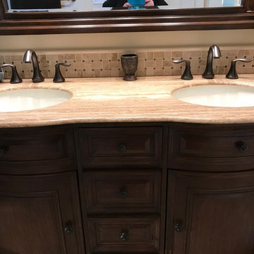 Custom Ceramic Vanity Backsplash