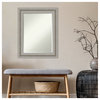 Parlor Silver Beveled Wall Mirror - 23.5 x 29.5 in.
