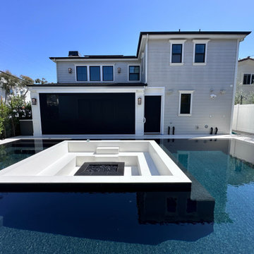 California Room Motorized Power Screens for Backyard Pool