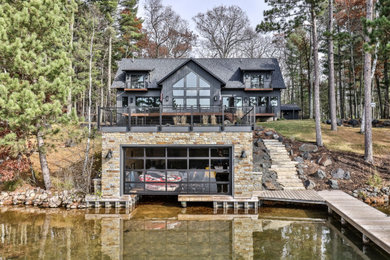 Inspiration for a rustic home design remodel in Other