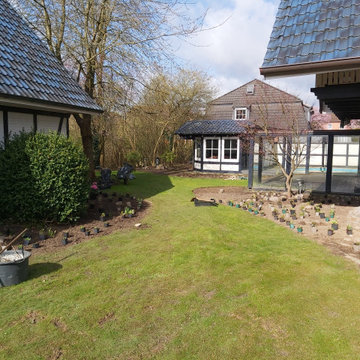 Cottagegarten in Bad Oldesloe - Umwandlung eines bestehenden Hausgartens
