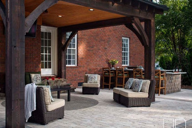 Trendy patio photo in Charlotte