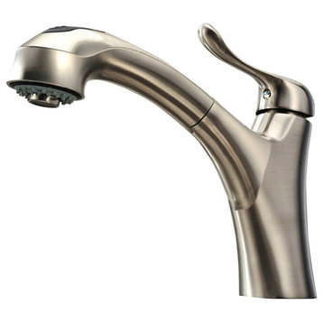 Single Hole/Single Lever Handle Faucet with a Pull Out Spray Head