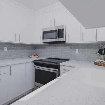 Clean Contemporary Custom Kitchen