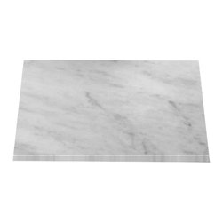 Carrara Marble Italian White Bianco Carrera 1  1/4" Marble Slab Honed - Home Decor
