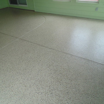 Parmer: Johnstown Enclosed Indoor Patio Epoxy in Johnstown, Colorado