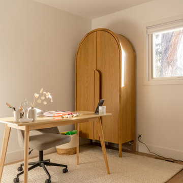 Warm, Earthy Main Level Remodel w/ Natural Wood and Stone Features