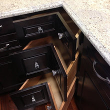 Kitchen drawer organizers