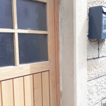 Haustüre massiv Eiche
