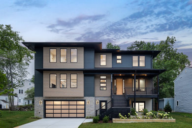 Contemporary exterior home idea in DC Metro
