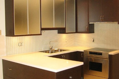 Inspiration for a contemporary kitchen remodel in Toronto