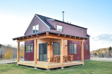 Mid-sized minimalist exterior home photo in Other