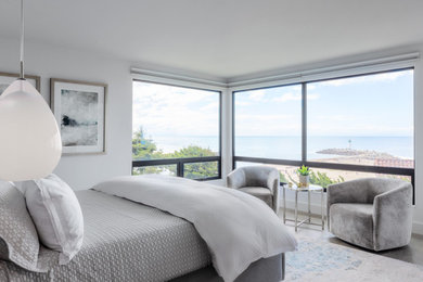 Minimalist bedroom photo in San Francisco