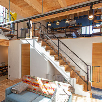 スキップフロアのあるお家