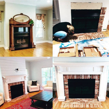Dumaine Thin Brick Fireplace