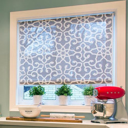 Delia Shades' "Curve Jali" - Roller Shades