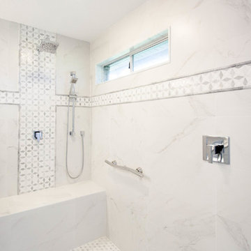Intracoastal Grey & White Master Bath