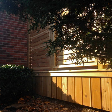 Oakville, Ontario Cedar Deck