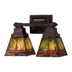 Meyda lighting 48188 12"W Prairie Dragonfly 2 LT Wall Sconce.609
