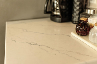 quartz, granite countertops