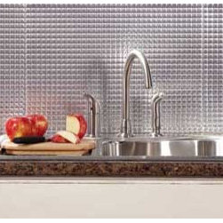 Fasade Square, Brushed Aluminum - Home Decor