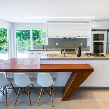 Cozinha moderna AM - Metrik Design - Arquitetura e Interiores