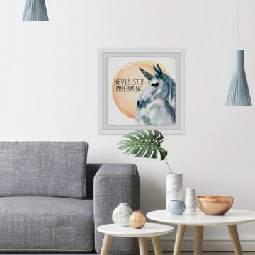"Never Stop Dreaming" Framed Painting Print