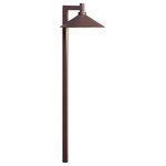 Kichler - Kichler Ripley LED Path Light 3000K, Textured Architectural Bronze - 3000K Pure-White LED Ripley - Inspired by the popular Kichler Ripley outdoor lantern, the rich Textured Architectural Bronze tones, clean lines and sturdy construction make this path light a welcome addition to any transitional outdoor lighting design.