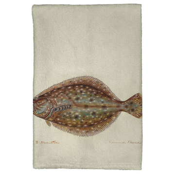 Flounder Kitchen Towel - Two Sets of Two (4 Total)