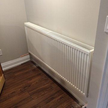 Boiler and radiators
