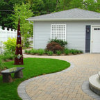 Pretty Organic Vegetable Garden in front yard! - Traditional