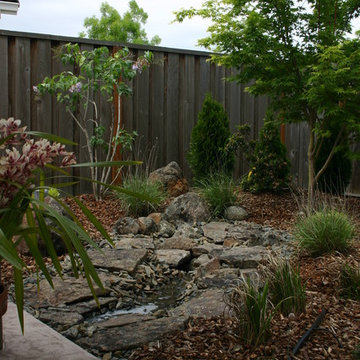 Small pondless water feature.