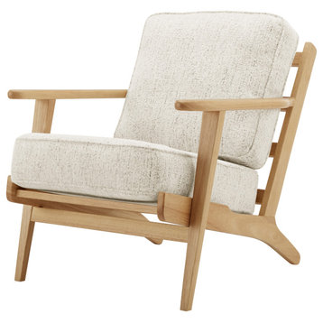 Albert Fabric Accent Arm Chair, Concord Cream