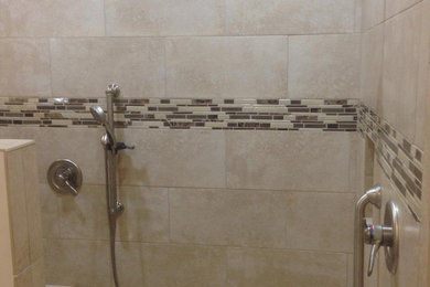 Example of a classic bathroom design in Other
