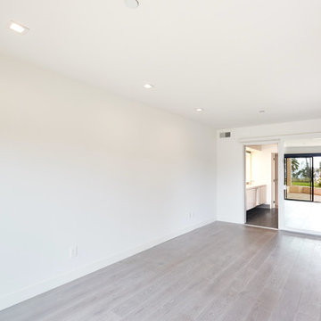 Bedroom Corner With Doorway to Sliding Patio Door