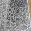 6x9 Handmade Gray Broken Design Silk Oriental Rug, Silk