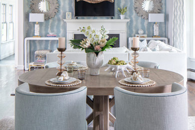 Dining room - traditional dining room idea in Richmond