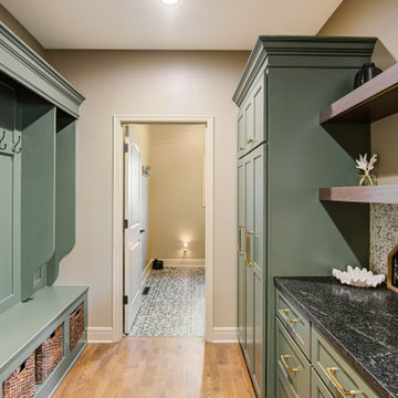 Collected Kitchen Remodel with Custom Seating + Layered Details