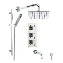 Venece Thermostatic Shower System Set - Showerheads And Body Sprays