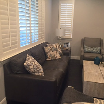 Cozy Grey Family Room