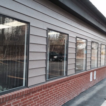 Rollex Steel Siding On Our Front Office