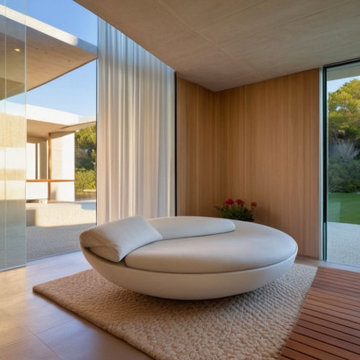 Villa Minimaliste avec Piscine et Vue sur Mer à Hyères par Daimon Design