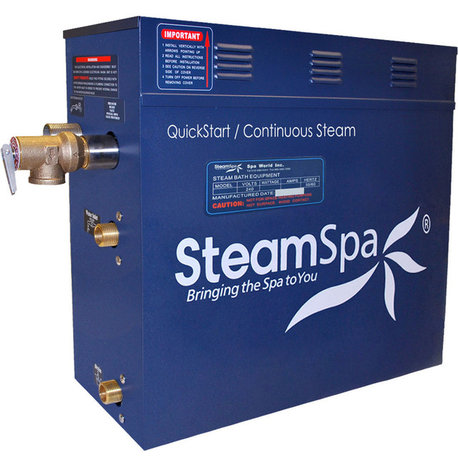 Steamspa Oasis 7.5 Kw Quickstart Steam Bath Generator, Brushed Nickel