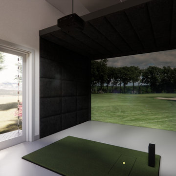Four Season Hideaway - Golf Shed Plan Interior