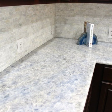Kitchen - Iceberg Blue Quartzite Countertops