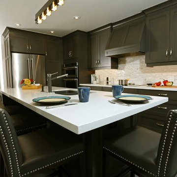 Natural & Beautiful Transitional Kitchen in a Port Hope Home