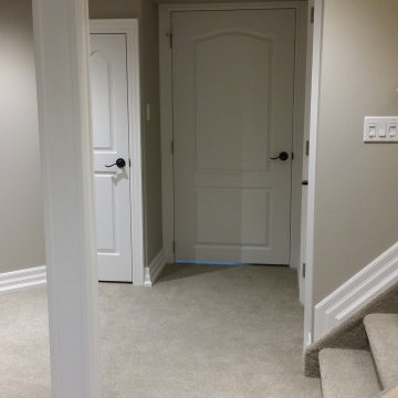 Basement Renovation. Aurora, Ontario.