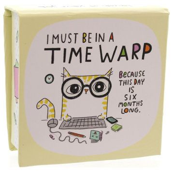 Home & Garden TIME WARP MEMO CUBE Paper Laugh At Work Office 4048942